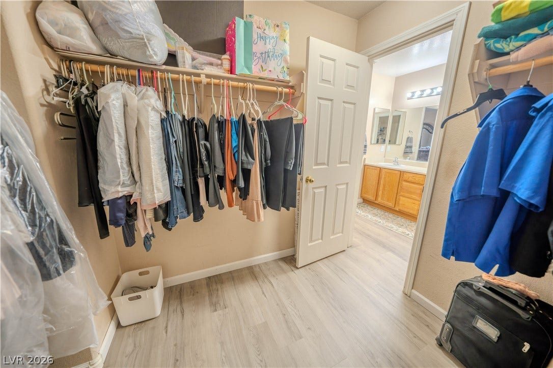 Primary Bedroom walk-in-closet