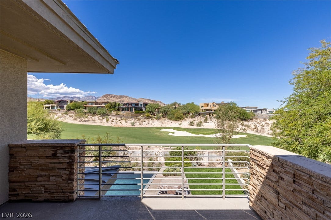 58 Meadowhawk Lane, Las Vegas, NV 89135 Balcony View
