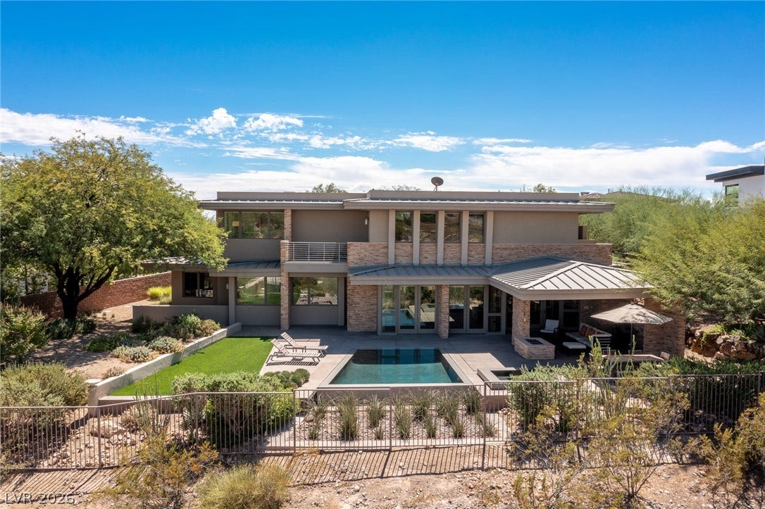 58 Meadowhawk Lane, Las Vegas, NV 89135 Rear Exterior