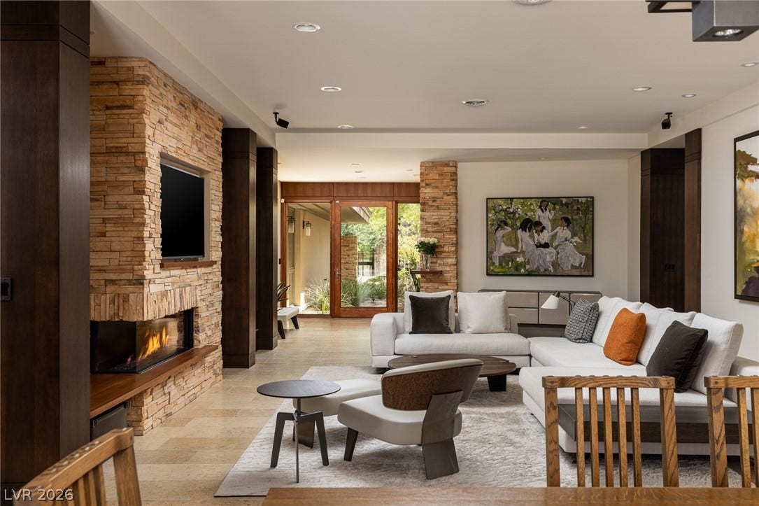 58 Meadowhawk Lane, Las Vegas, NV 89135 Dining Area / Living Room