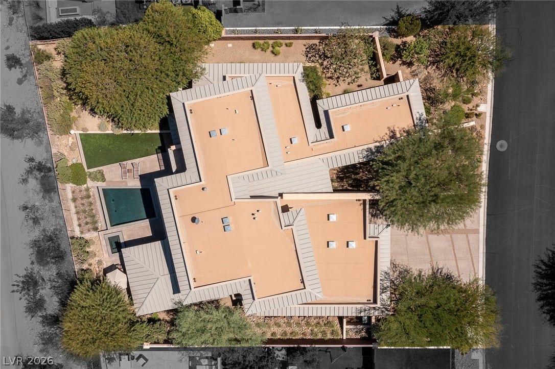 58 Meadowhawk Lane, Las Vegas, NV 89135 Aerial View