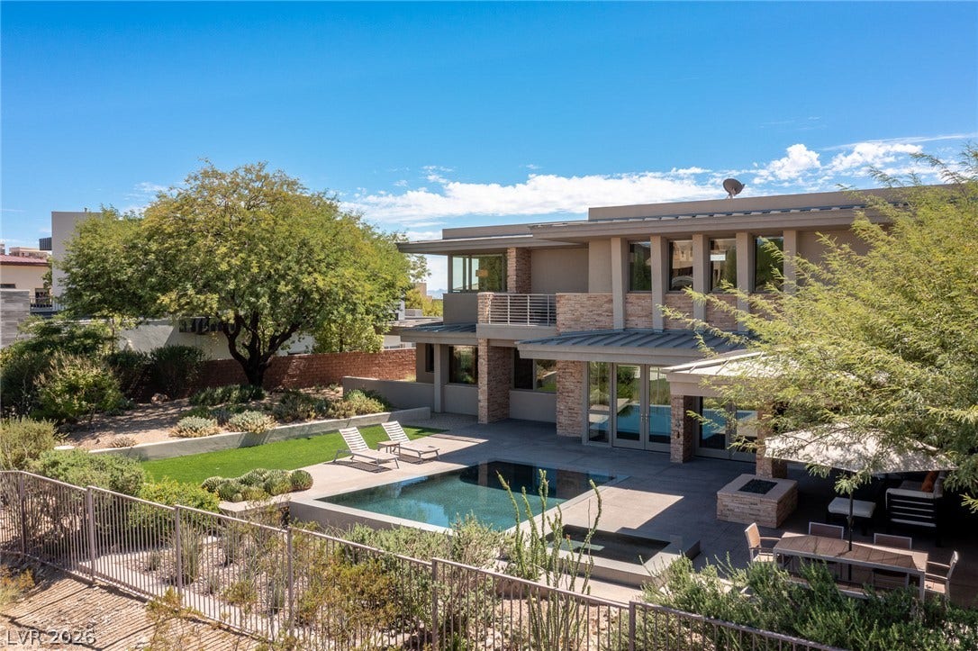 58 Meadowhawk Lane, Las Vegas, NV 89135 Rear Exterior