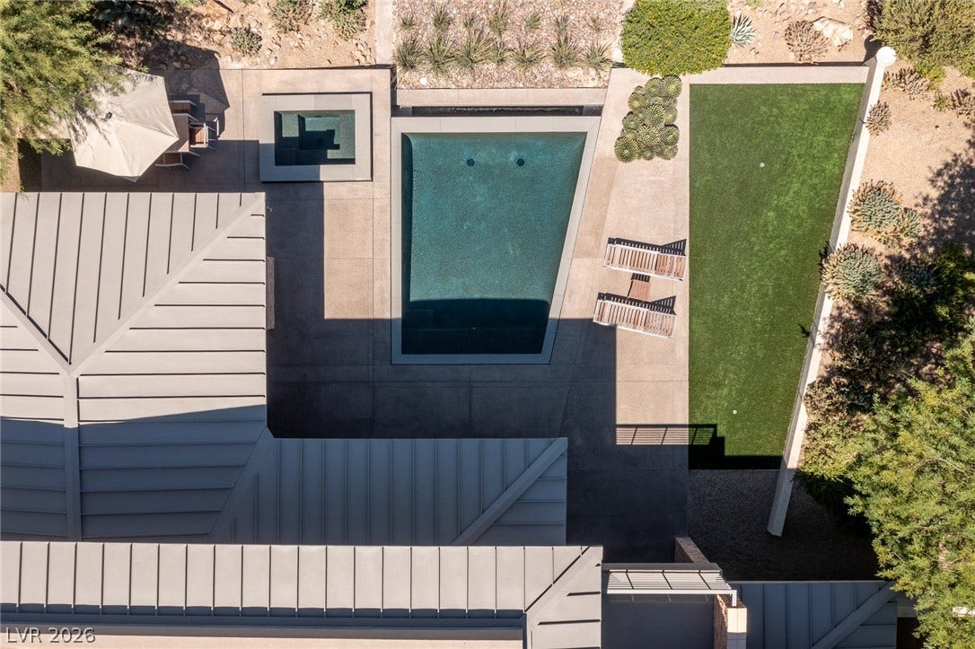 58 Meadowhawk Lane, Las Vegas, NV 89135 Aerial View
