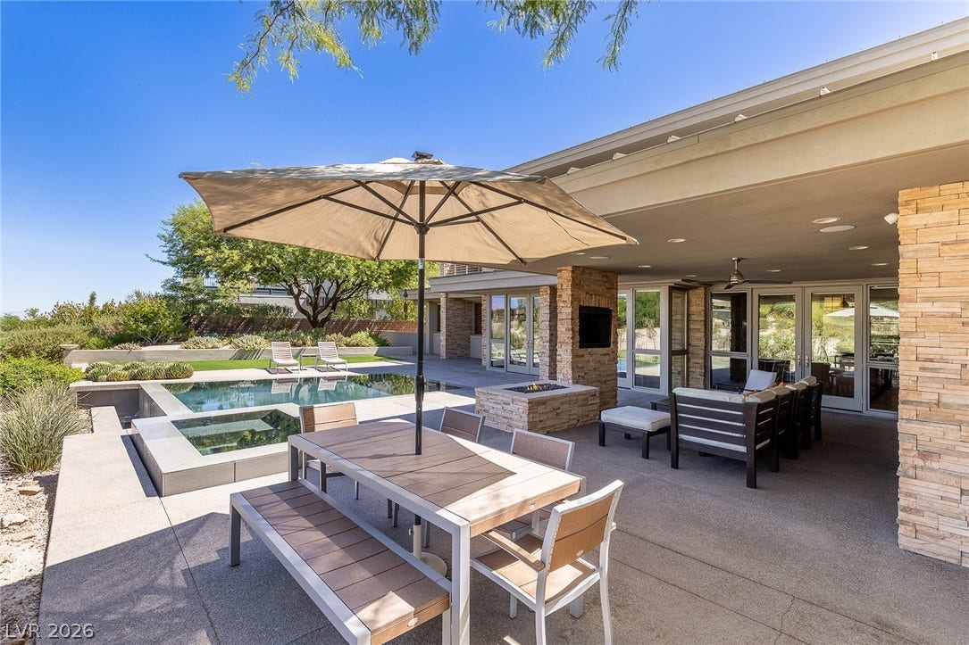 58 Meadowhawk Lane, Las Vegas, NV 89135 Backyard