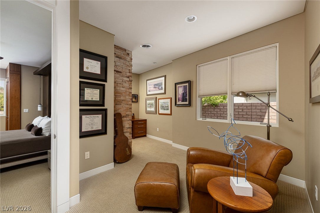 58 Meadowhawk Lane, Las Vegas, NV 89135 Primary Suite Sitting Room / Office