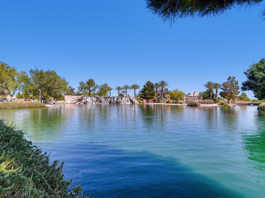 3917 Robin Knot Court, North Las Vegas, NV 89084 An expansive community lake at Aliante Discovery Park.