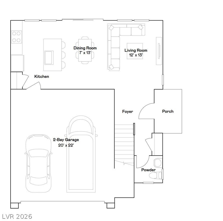 306 Crescent Glow Lane, Henderson, NV 89015 An open and highly functional main floor layout maximizes space and modern livability.