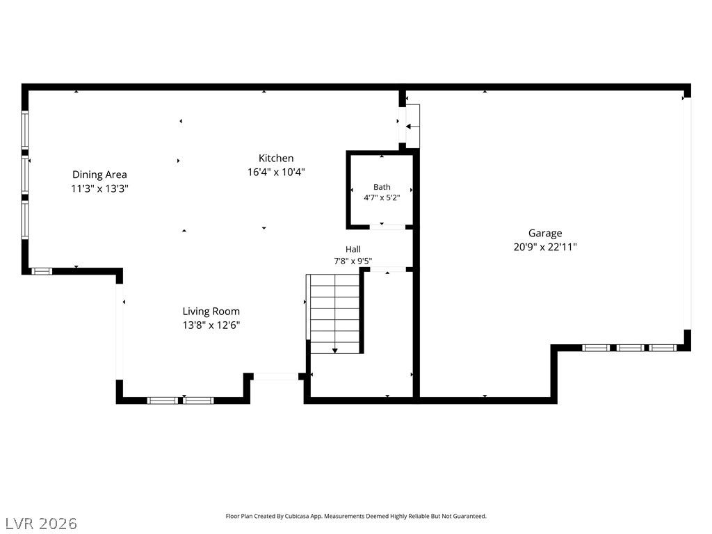 9826 Canyon Sage Street, Las Vegas, NV 89141 An intuitive floor plan displays the spatial layout of the main level living spaces.