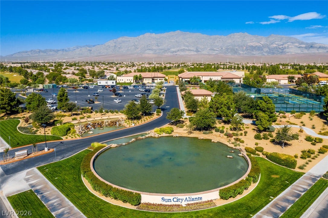 Sun City Aliante Welcome Fountain.