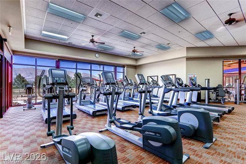 Exercise room.