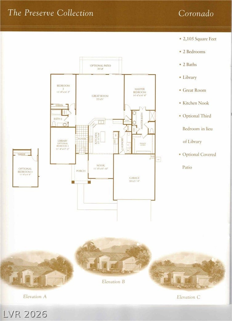 Coronado floor plan generated by AI based on an original PDF file.