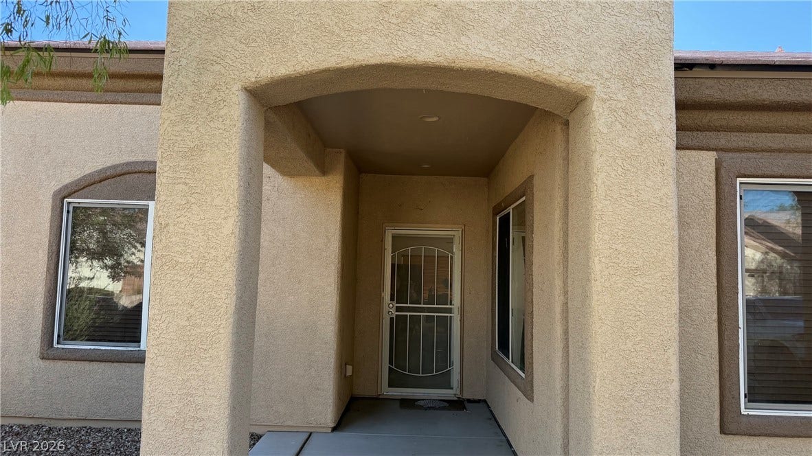 A security door.
