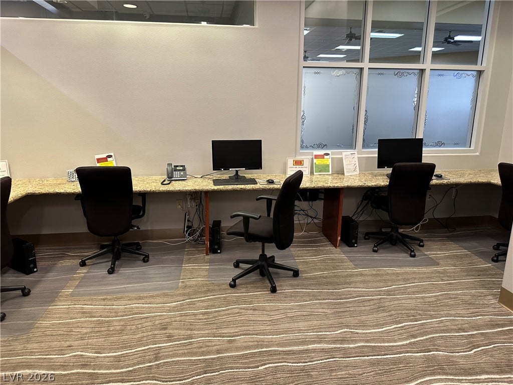 Computer room.