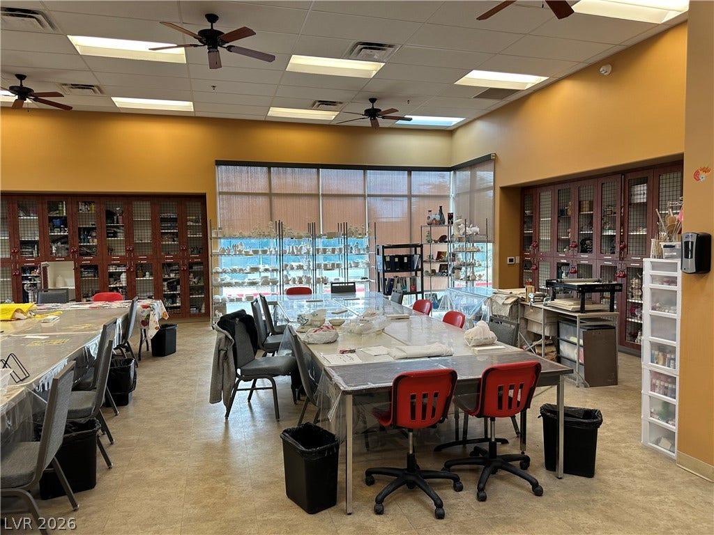 Arts and crafts classroom.