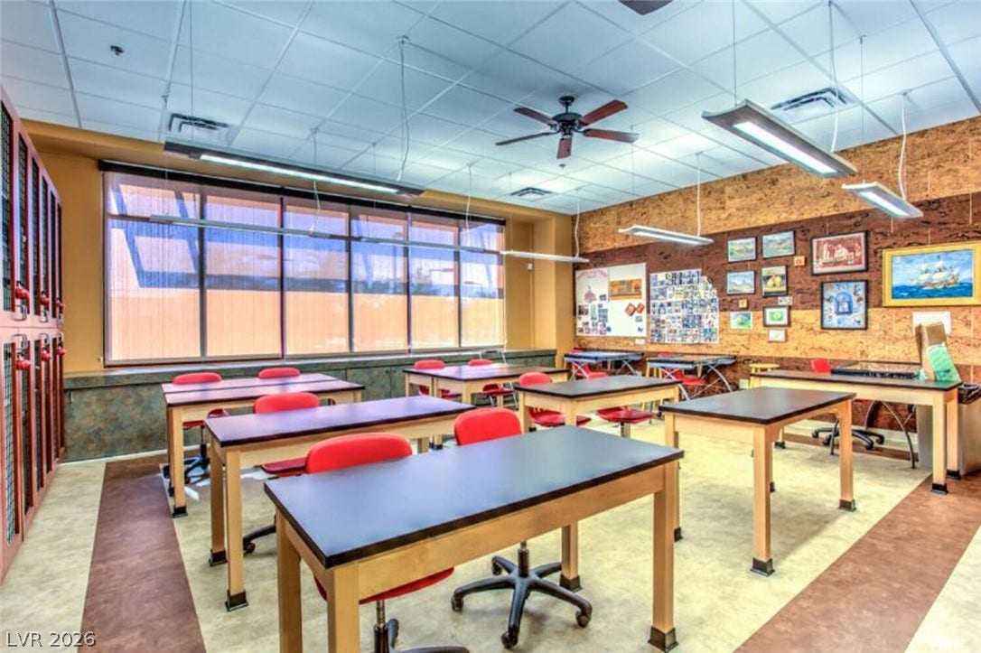 Arts and crafts classroom.
