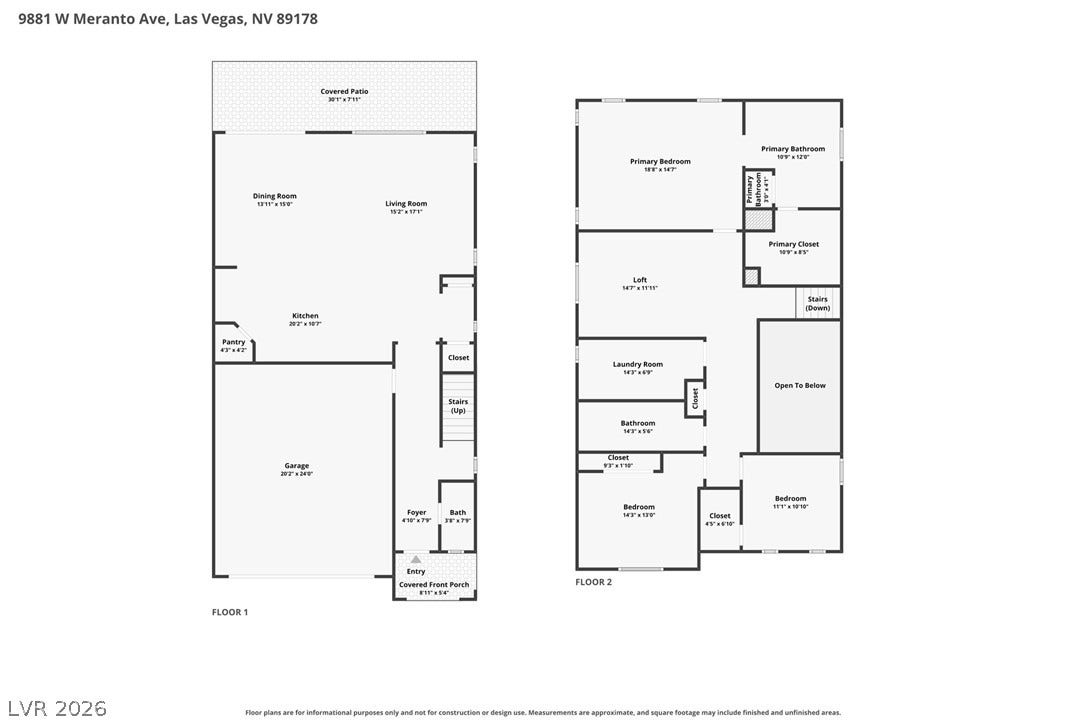 9881 W Meranto Avenue, Las Vegas, NV 89178