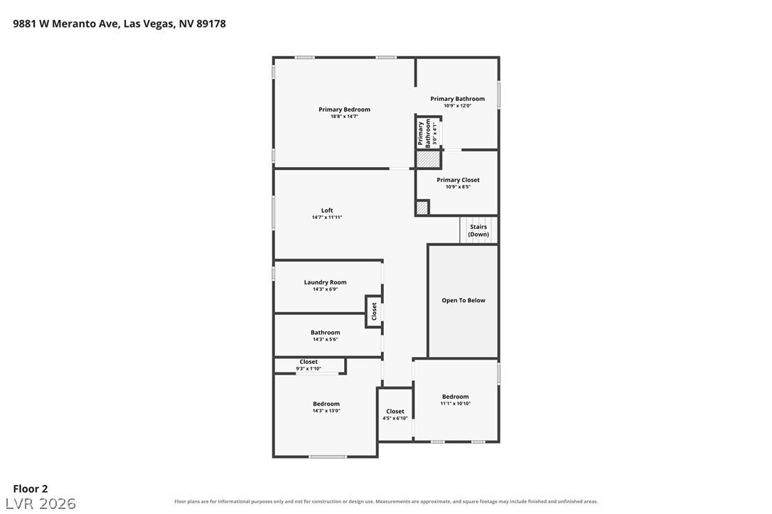 9881 W Meranto Avenue, Las Vegas, NV 89178