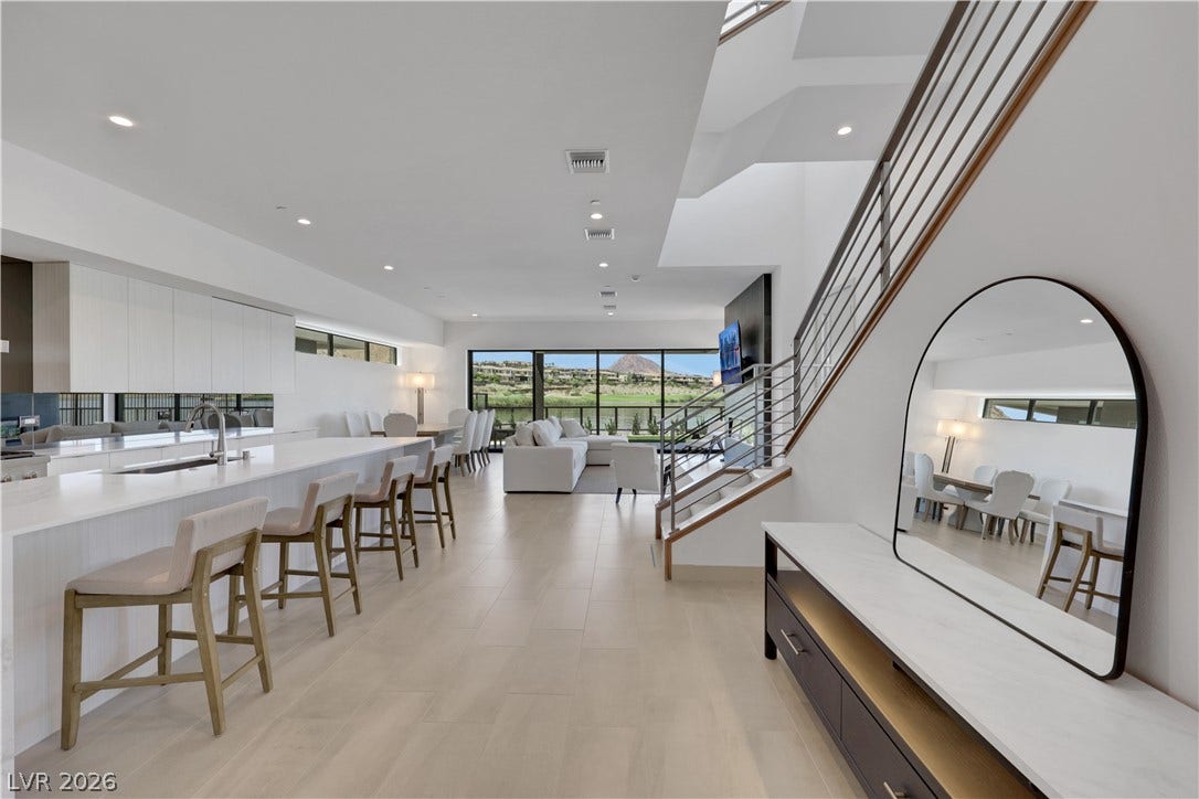 66 Lakefront Drive, Henderson, NV 89011 An open-concept living area with abundant natural light and a seamless flow.