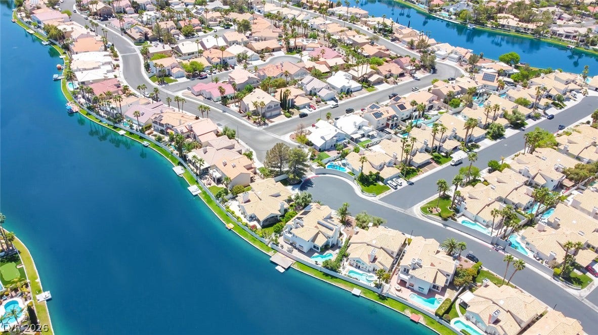 Waterfront homes line the peaceful canal channels of this master-planned neighborhood.