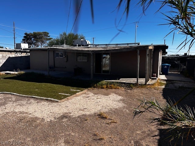 3708 Perliter Avenue, North Las Vegas, NV 89030 An open backyard space awaits your creative landscaping ideas.