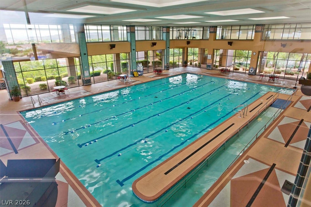 2162 Maple Heights Court, Henderson, NV 89052 Indoor pool in main clubhouse for residents of Sun City Anthem