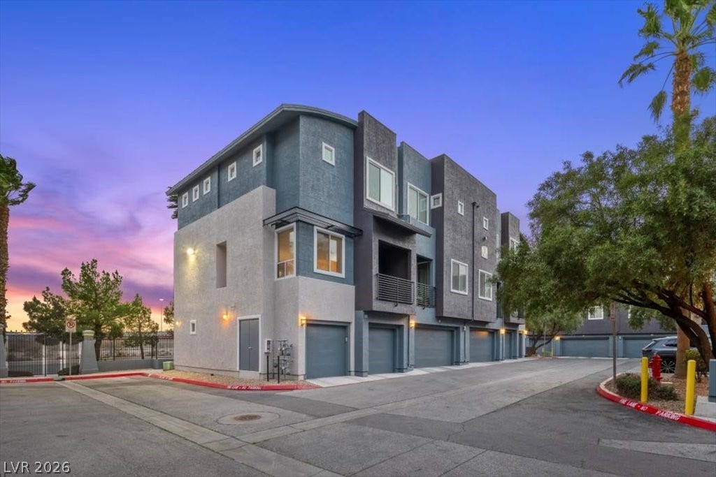 9050 W Tropicana Avenue, #1170, Las Vegas, NV 89147 End unit with two car garage.