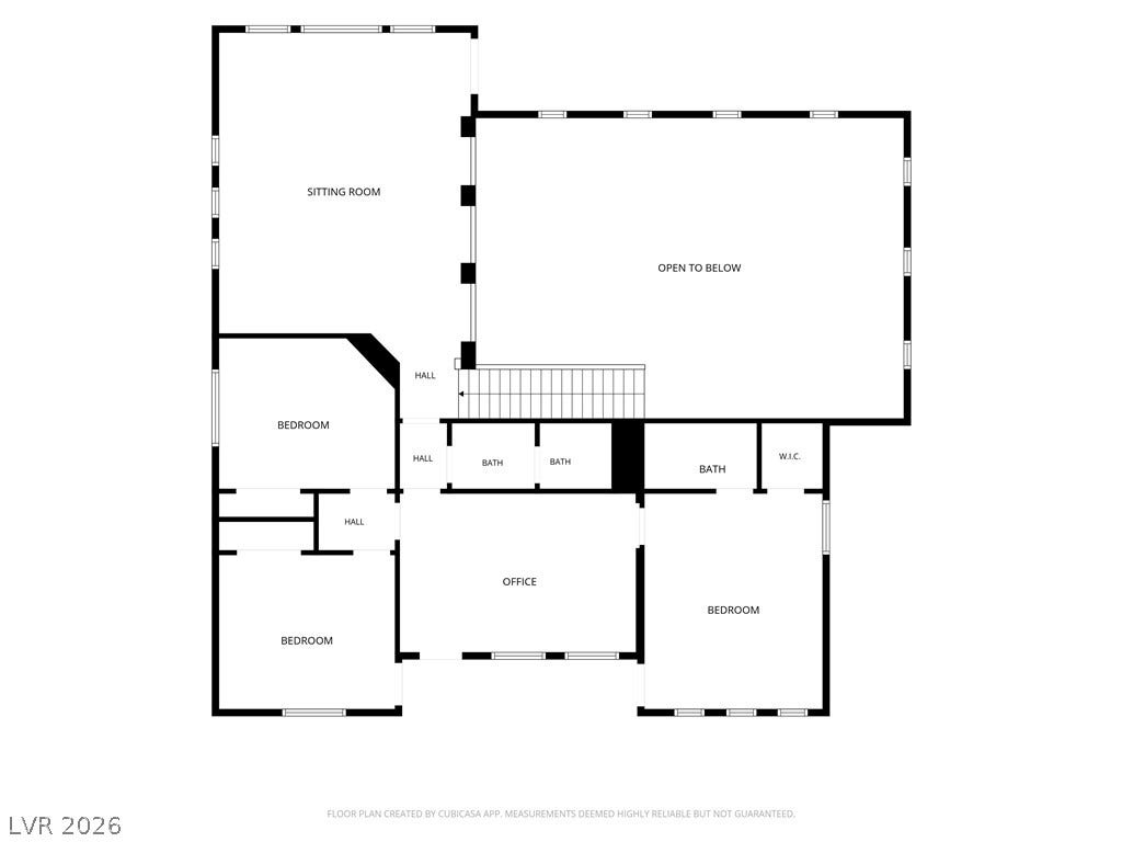 926 Loma Bonita Place, Las Vegas, NV 89138 An intuitive layout highlights multiple bedrooms and functional living zones across this detailed level.