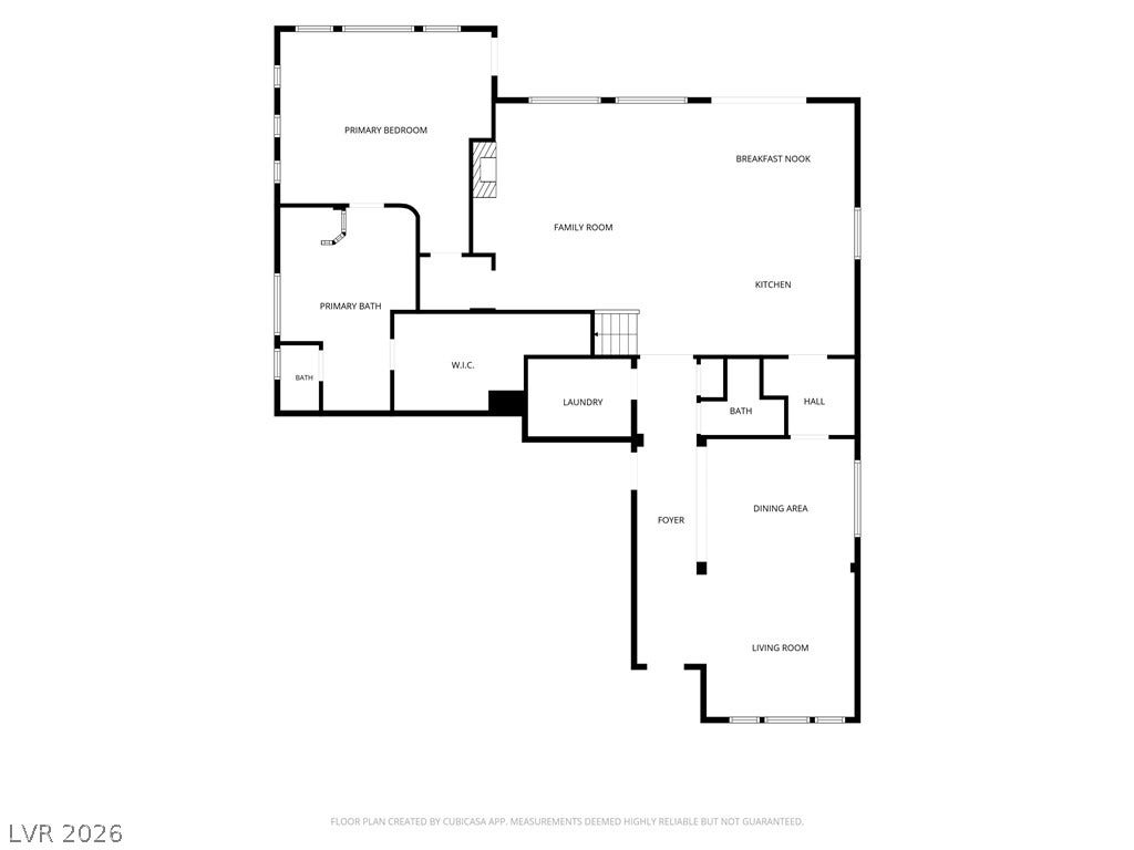 926 Loma Bonita Place, Las Vegas, NV 89138 An intuitive layout highlights the flow between spacious living zones on this detailed floor plan.