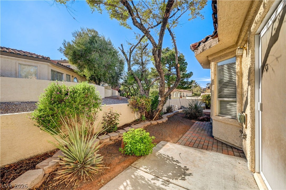 5413 Painted Mirage Road, Las Vegas, NV 89149 Patio off the Primary Bedroom