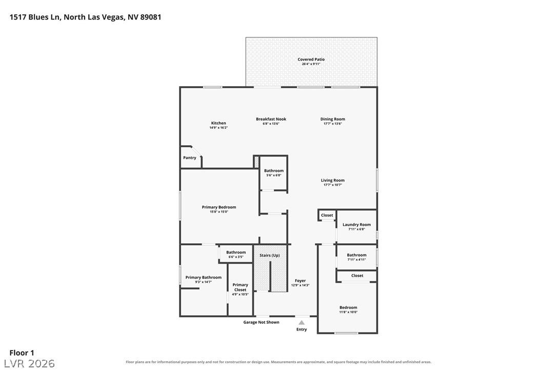 1517 Blues Lane, North Las Vegas, NV 89081