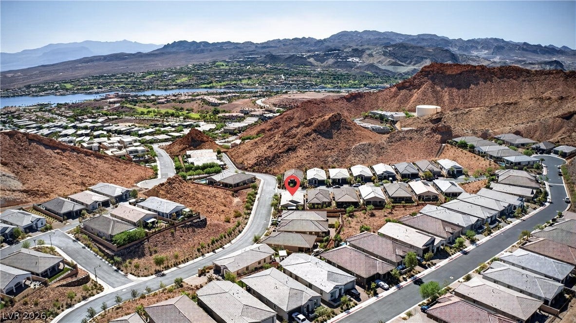4 Bobado Lane, Henderson, NV 89011 Dramatic mountain and water views surround this elevated desert neighborhood.