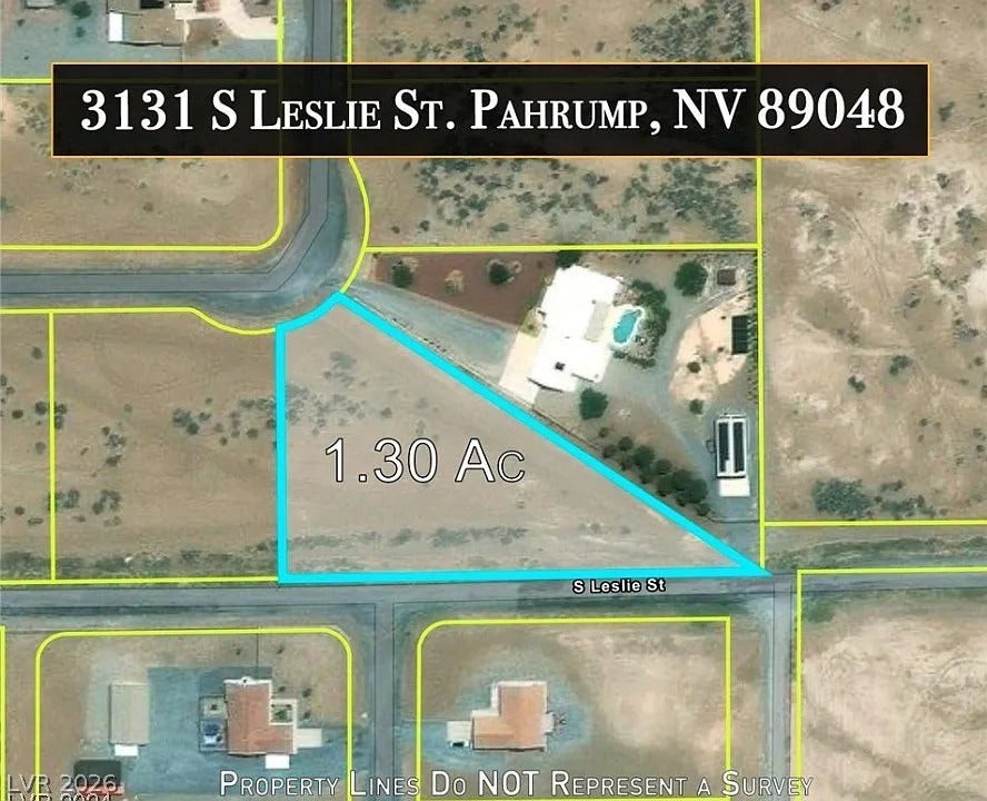 Aerial View of Lot 1.35 Acre