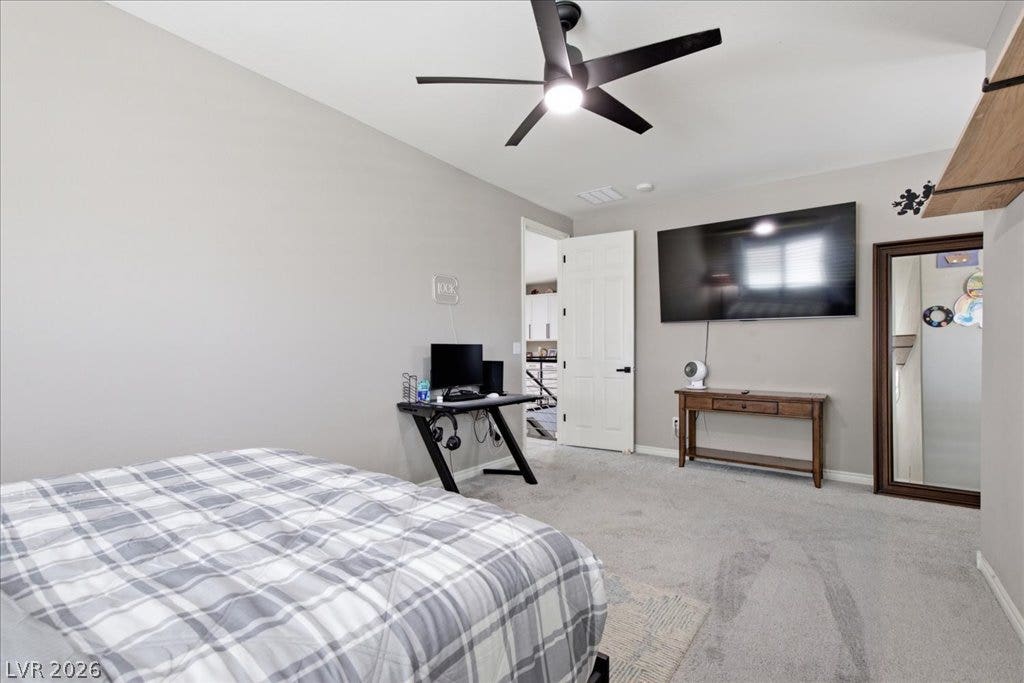 181 Elder View Drive, Las Vegas, NV 89138 A well-lit bedroom provides comfortable living space.