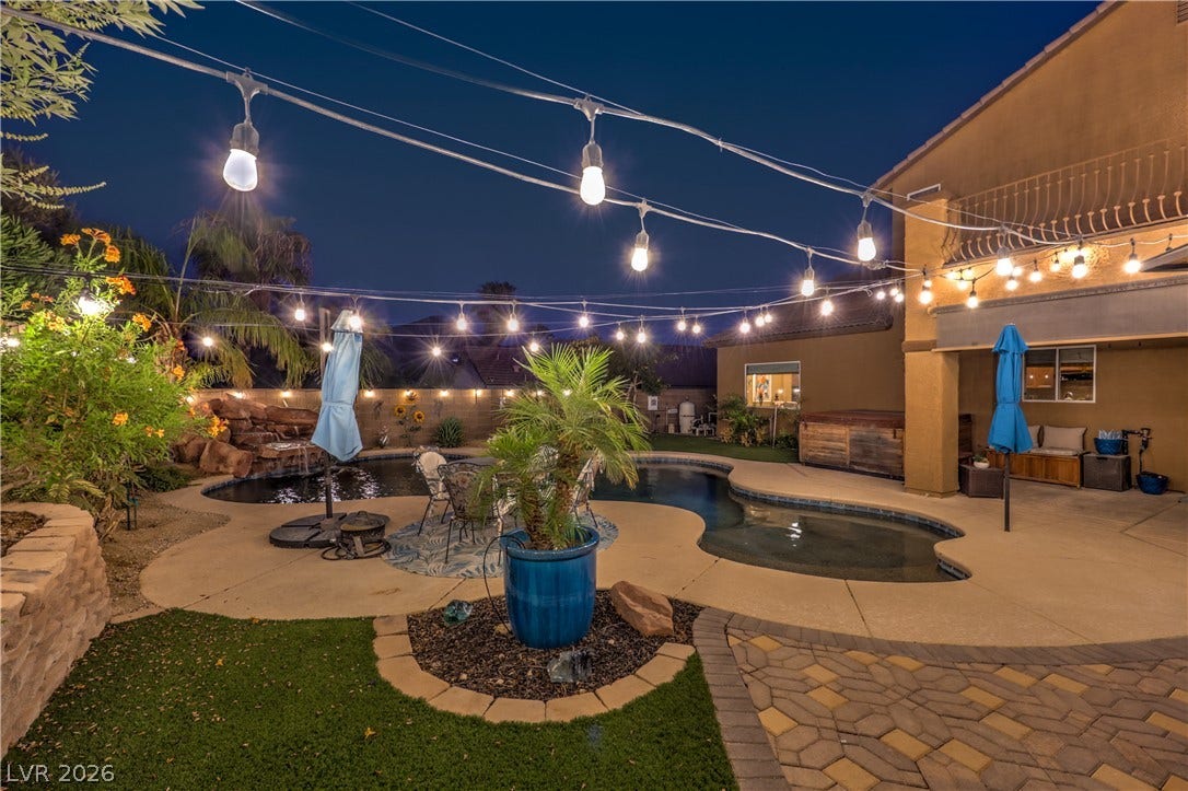 10474 Rustyville Court, Las Vegas, NV 89129 Lovely landscape throughout the yard.