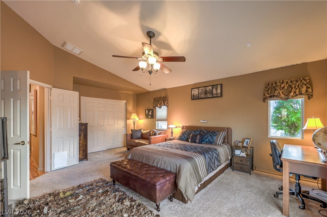 10474 Rustyville Court, Las Vegas, NV 89129 Double door entry into the Primary bedroom.