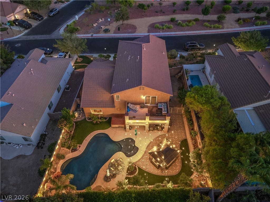 10474 Rustyville Court, Las Vegas, NV 89129 This is a great view of the desert garden across the street.