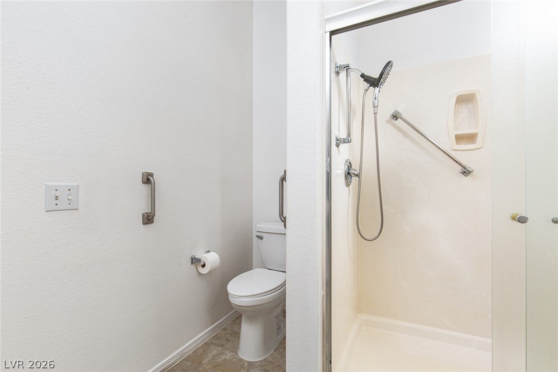 10725 Windledge Avenue, Las Vegas, NV 89134 Thoughtfully designed space prioritizes daily convenience and accessible fixtures.