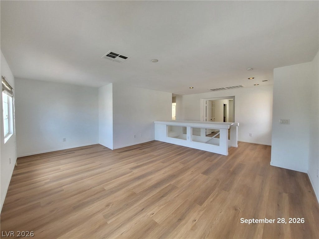 7619 Good Fortune Court, Las Vegas, NV 89139 Smooth wood floors and recessed lighting enhance the open layout of this versatile upper level.