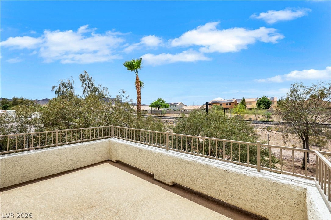 625 Bighorn Creek Street, Henderson, NV 89002 Enjoy the broad views from this spacious private patio with ample room for outdoor living.