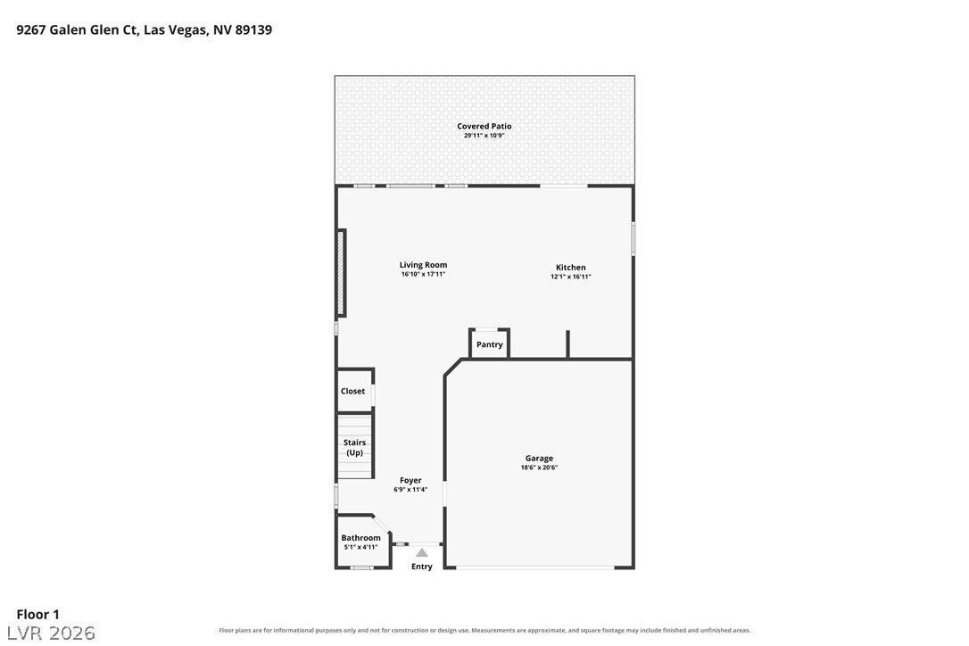 9267 Galen Glen Court, Las Vegas, NV 89139 An open layout flows effortlessly from the entry to the main living spaces.