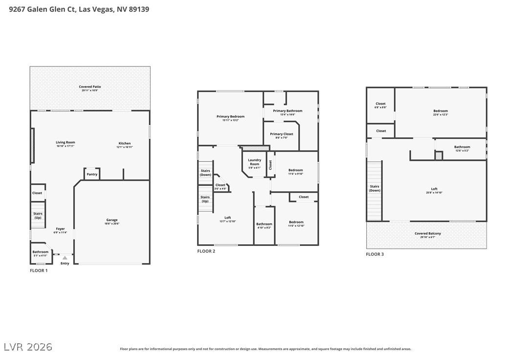 9267 Galen Glen Court, Las Vegas, NV 89139 An intuitive three-level layout maximizes space and flow throughout this contemporary home design.