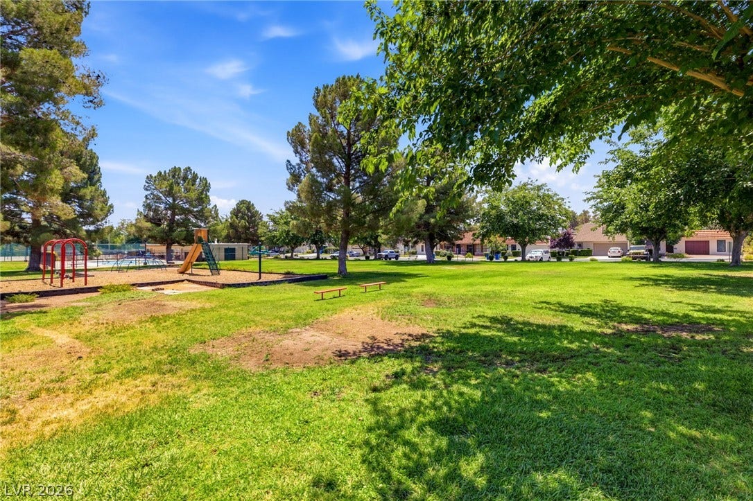 3471 One Nation Avenue, Las Vegas, NV 89121 A community park with a playground and mature trees, ideal for outdoor recreation.