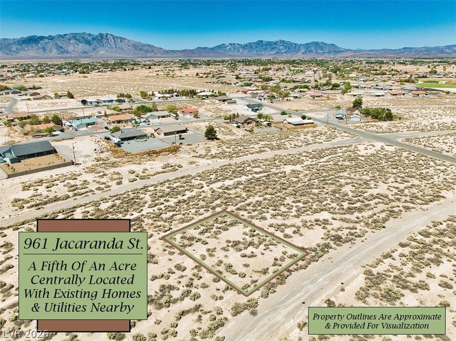 Property photo for 961 E Jacaranda Street, Pahrump, NV