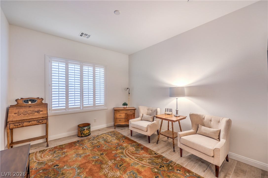 Den/Office with Tile Flooring