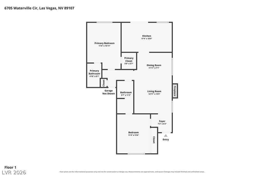 6705 Waterville Circle, Las Vegas, NV 89107 6705 Waterville Circle, Las Vegas, NV 89107
