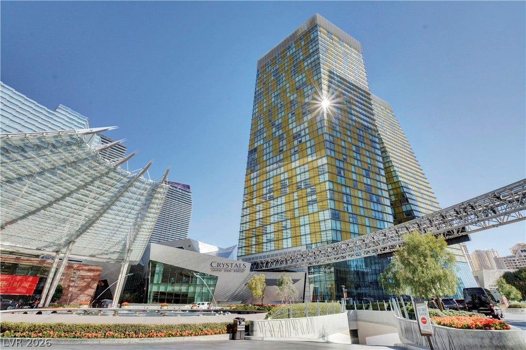 3722 Las Vegas Boulevard, #303, Las Vegas, NV 89158 Soaring modern glass towers rise above a beautifully landscaped entrance courtyard.