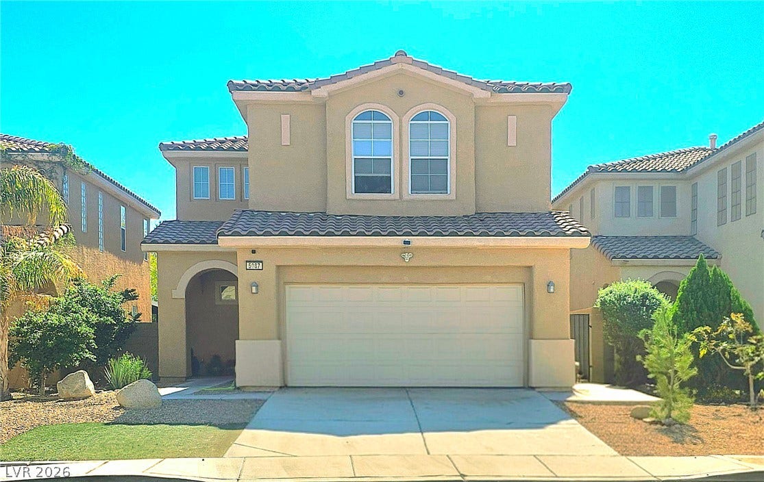 5087 Caprock Canyon Avenue, Las Vegas, NV 89139 Mediterranean architectural design elements elevate this classic multi-level residence.