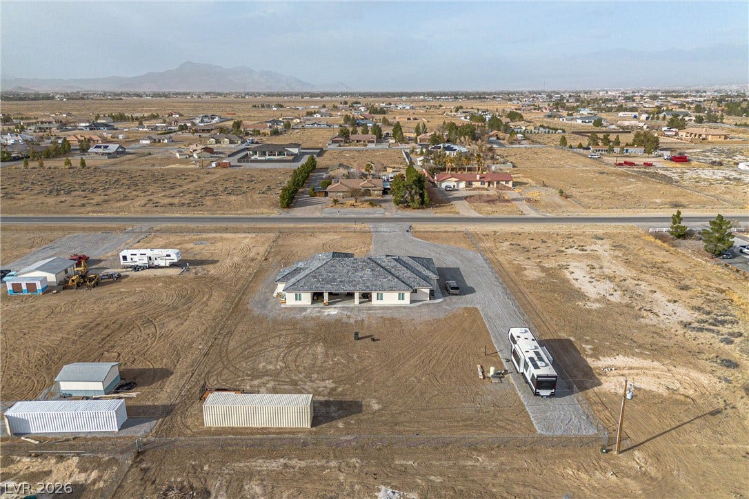 1601 W Calvada Boulevard, Pahrump, NV 89048 Sprawling desert horizons with mountains in the distance