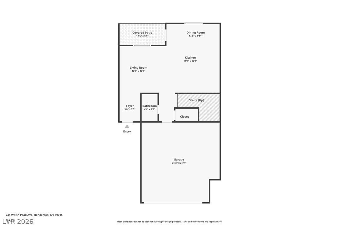 A well-organized first-floor plan with designated spaces for living, dining, and outdoor relaxation.