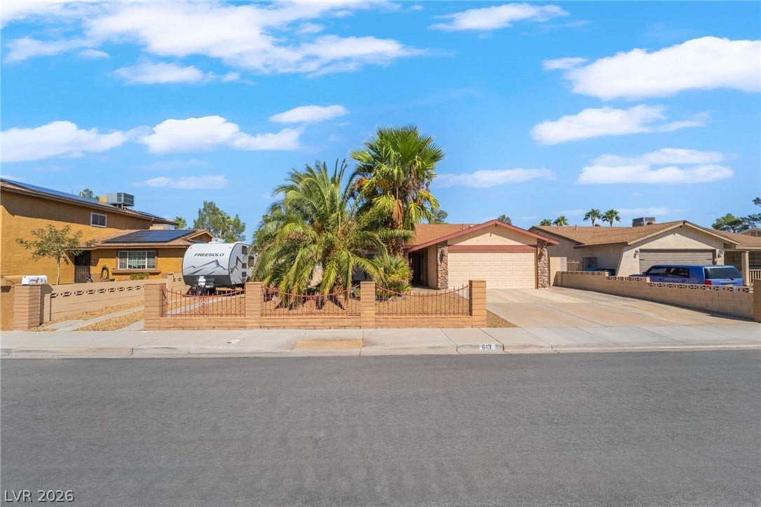 1 story with Pool and RV parking.